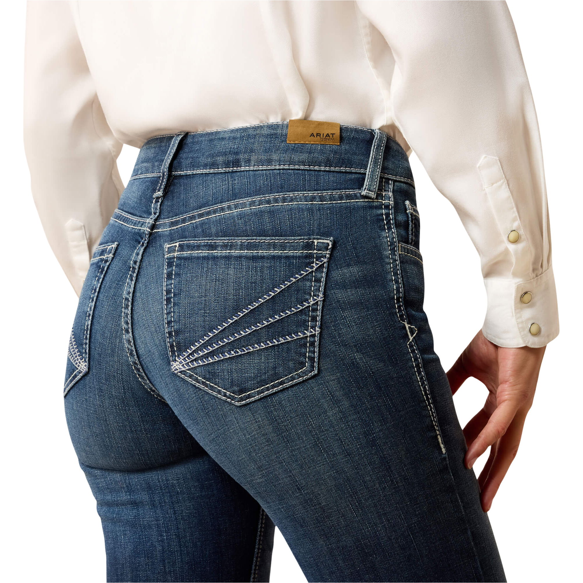 2026 Ariat Womens Perfect Rise Aisha Trouser Jeans 10040806 - Missouri